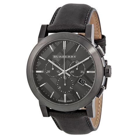 burberry chronograph leather mens watches|where to buy Burberry watches.